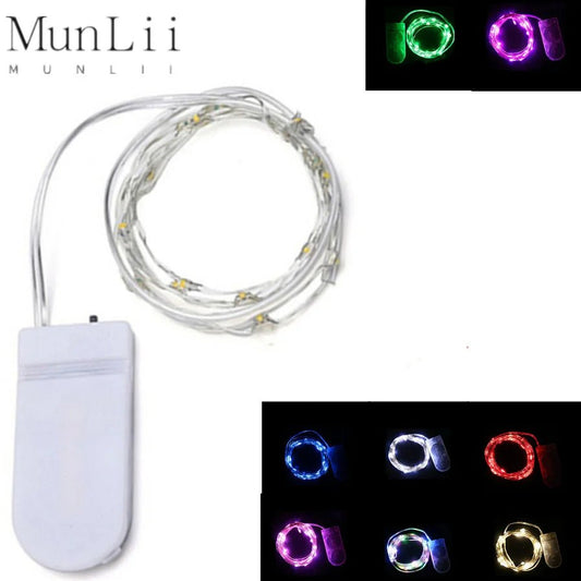 1m - 5m LED Copper Wire Fairy Lights Battery Wedding Party - Shop Dealza