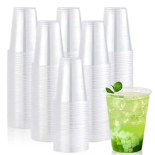 50/100PCS Clear Plastic Cups Party Picnic Tableware - Shop Dealza