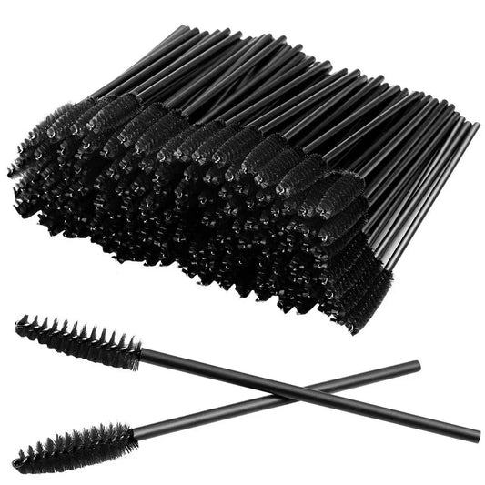 50/100Pcs Disposable Eyebrow Mascara Wands Eyelash Brush - Shop Dealza