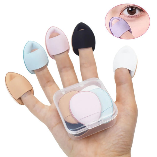 5/10Pcs Mini Finger Puff Foundation BB Cream Sponge - Shop Dealza