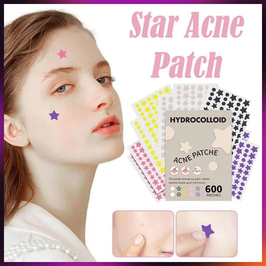 600 Acne Patches Waterproof Pimple Remover Invisible Spot Treatment - Shop Dealza