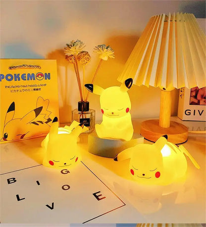 Pokemon Pikachu Night Light Cute Bedside Lamp