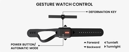 Sinovan RC Police Car Gesture Sensing Transformation