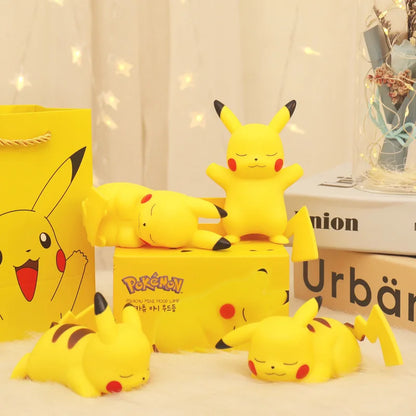 Pokemon Pikachu Night Light Cute Bedside Lamp