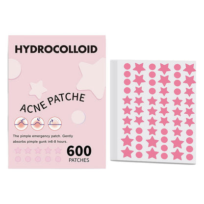 600 Acne Patches Waterproof Pimple Remover Invisible Spot Treatment