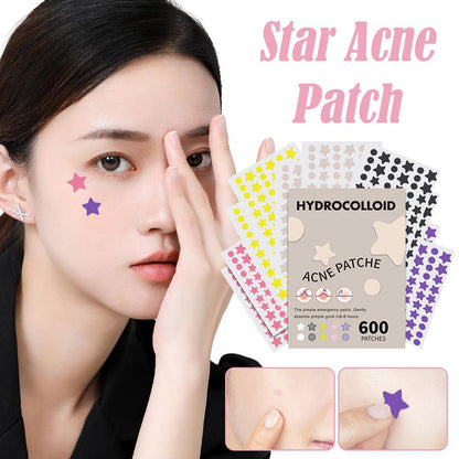 600 Acne Patches Waterproof Pimple Remover Invisible Spot Treatment