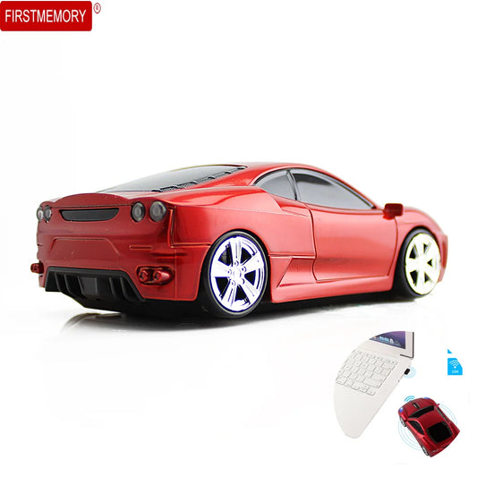 Wireless Mini Sports Car Mouse