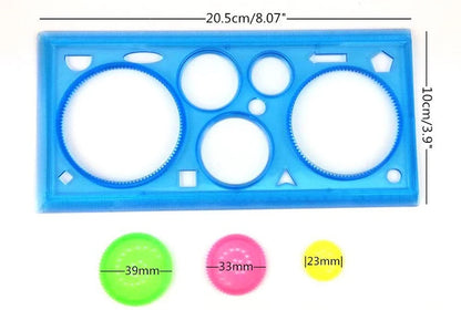 Geometry Spirograph Stencil Drawing Educational Toy