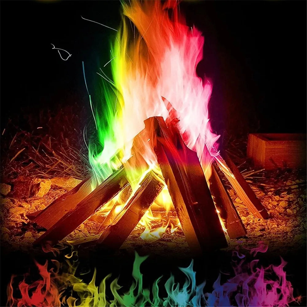 30g Colorful Magic Fire Powder Bonfire Party Pyrotechnics