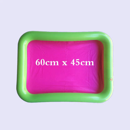 60X45cm Indoor Magic Play Sand Inflatable Tray Kids Toy