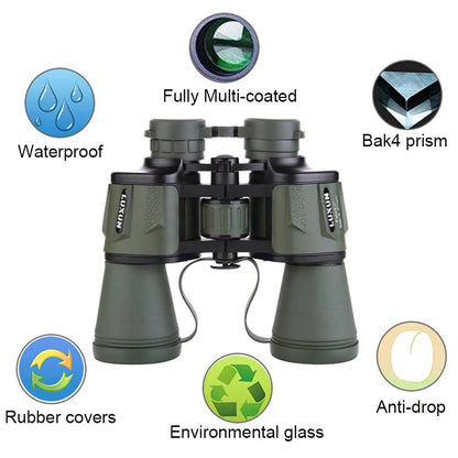 Luxun 20x50 High Magnification HD Binoculars Hiking