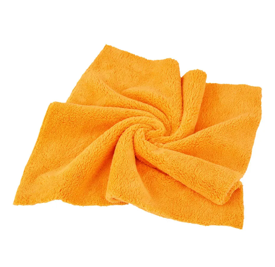 2pcs Thickened Microfiber Towel Auto Detailing Cloth