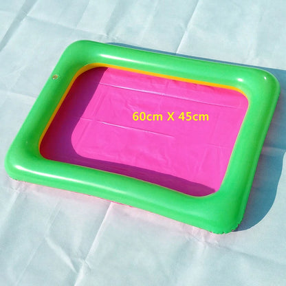 60X45cm Indoor Magic Play Sand Inflatable Tray Kids Toy