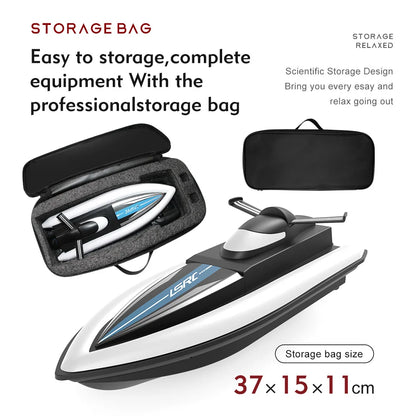 2.4G LSRC-B8 RC High Speed Waterproof Racing Boat Rechargeable