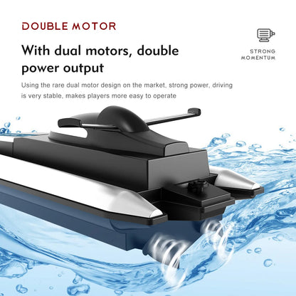 2.4G LSRC-B8 RC High Speed Waterproof Racing Boat Rechargeable