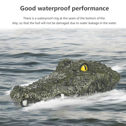 RC Crocodile Head Boat 2.4G Remote Control Alligator Decoy