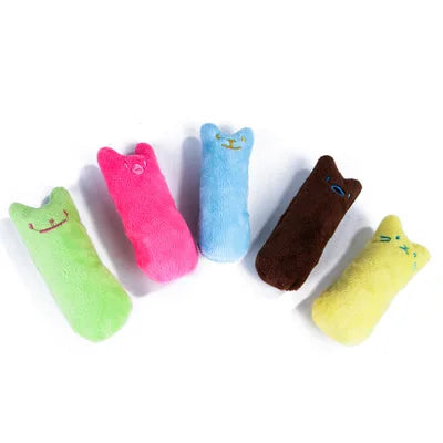 Teeth Grinding Catnip Plush Toy Interactive Cat Chew