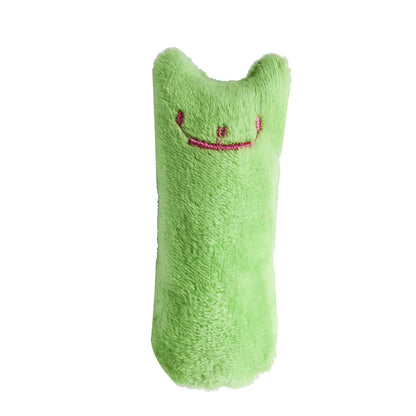 Teeth Grinding Catnip Plush Toy Interactive Cat Chew