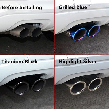 Car Exhaust Muffler Tip VW Jetta MK6 Golf 6 7 1.4T