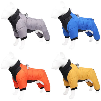 Thick Waterproof Winter Dog Jacket Small Medium Warm