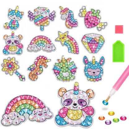 Big Gem Diamond Painting Stickers Unicorn Mosaic Kit