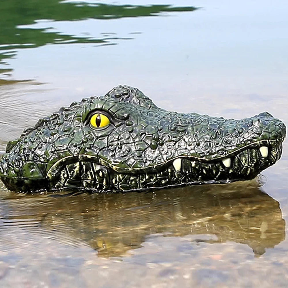 RC Crocodile Head Boat 2.4G Remote Control Alligator Decoy