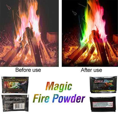 30g Colorful Magic Fire Powder Bonfire Party Pyrotechnics