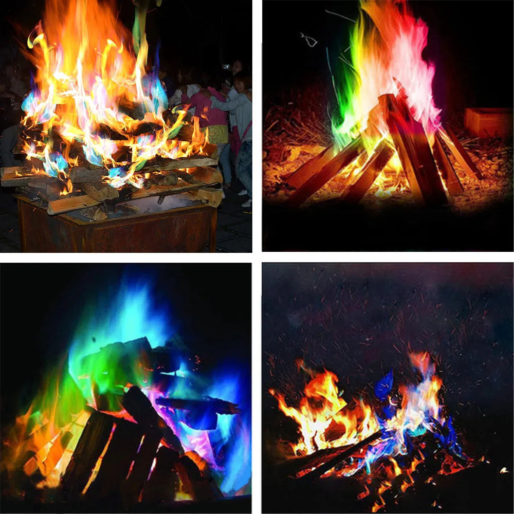 30g Colorful Magic Fire Powder Bonfire Party Pyrotechnics