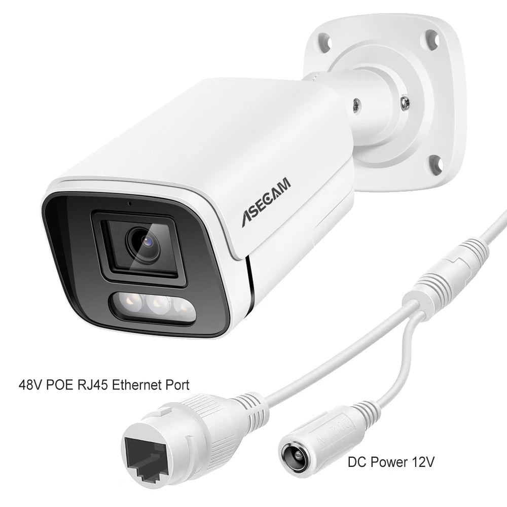 4K 8MP Outdoor POE Onvif Bullet CCTV Camera Night Vision