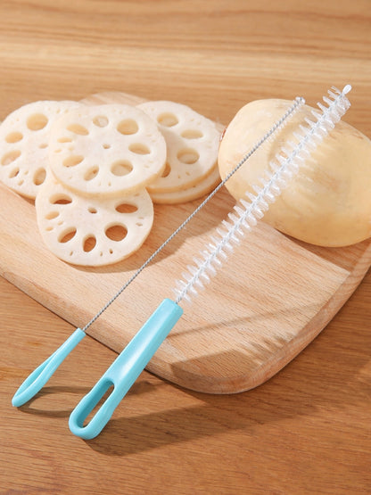 Lotus Hole Cleaning Brush Baby Bottle Straw Cup Cleaner Handy Gadget