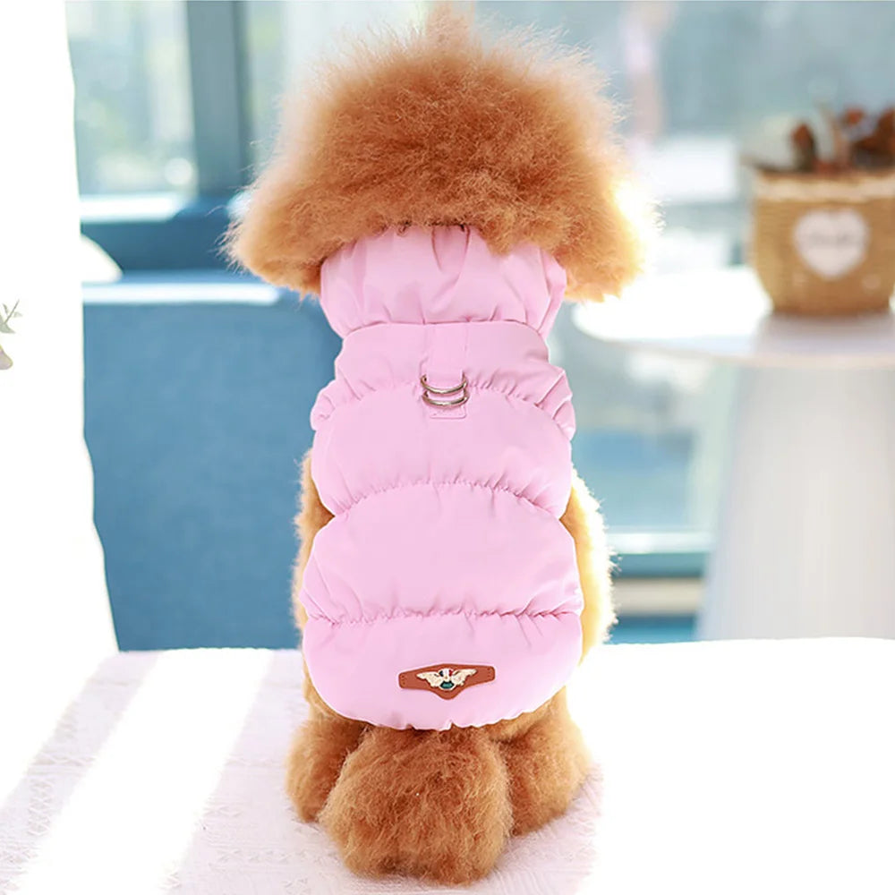 Soft Padded Winter Dog Coat Warm Vest for Small Medium