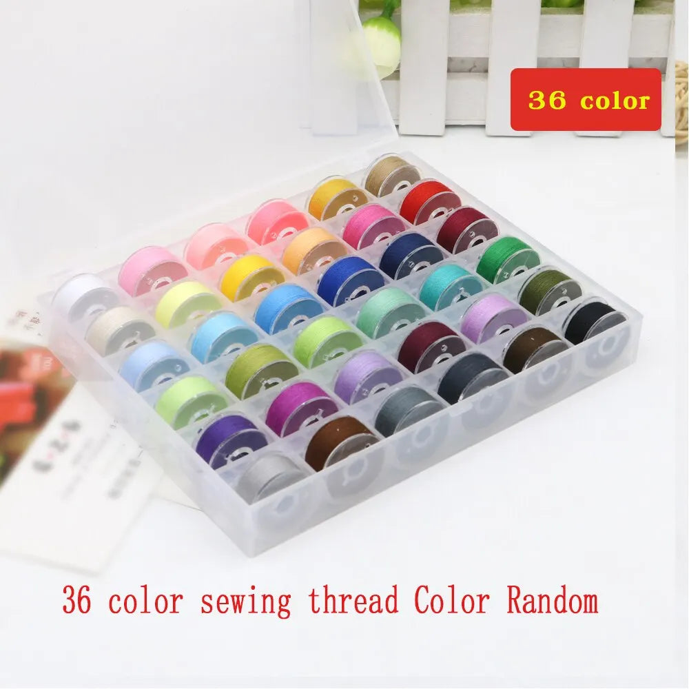 25/36 Color Embroidery Sewing Threads Machine Supply