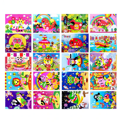 Kids 3D EVA Foam Stickers Animal Puzzle Educational Toy