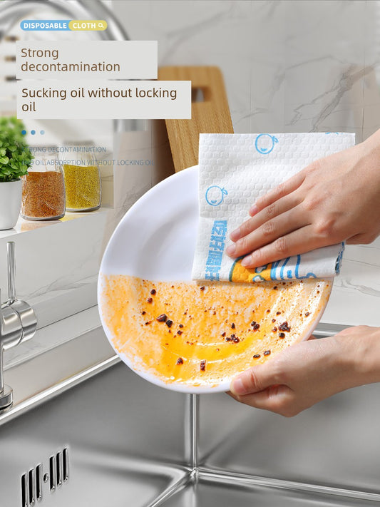 Jiabangshou Disposable Deoiling Food Grade Lazy Rag Kitchen Cleaning