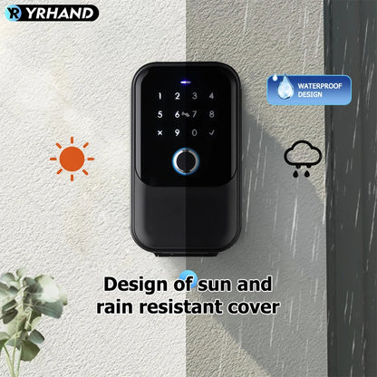 YRHAND TTlock Portable Smart Fingerprint Lock Box