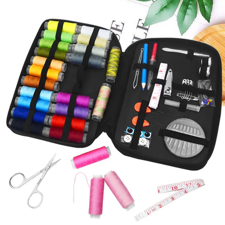 97pcs Portable Sewing Kit Thread Needle Beginner Travel