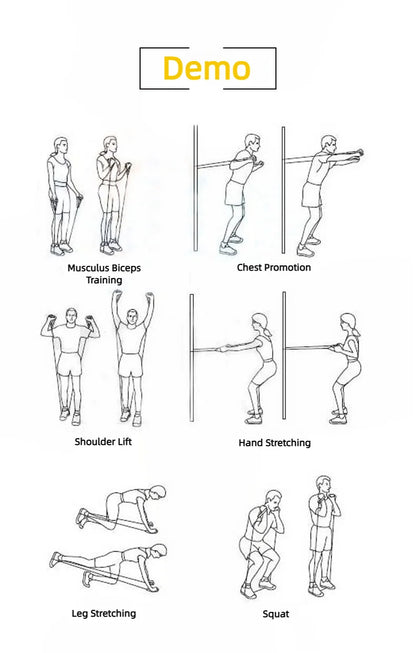 Resistance Bands With Handles Strength Training at Home