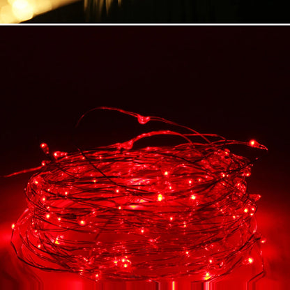 1m-5m LED Copper Wire Fairy Lights Battery Wedding Party