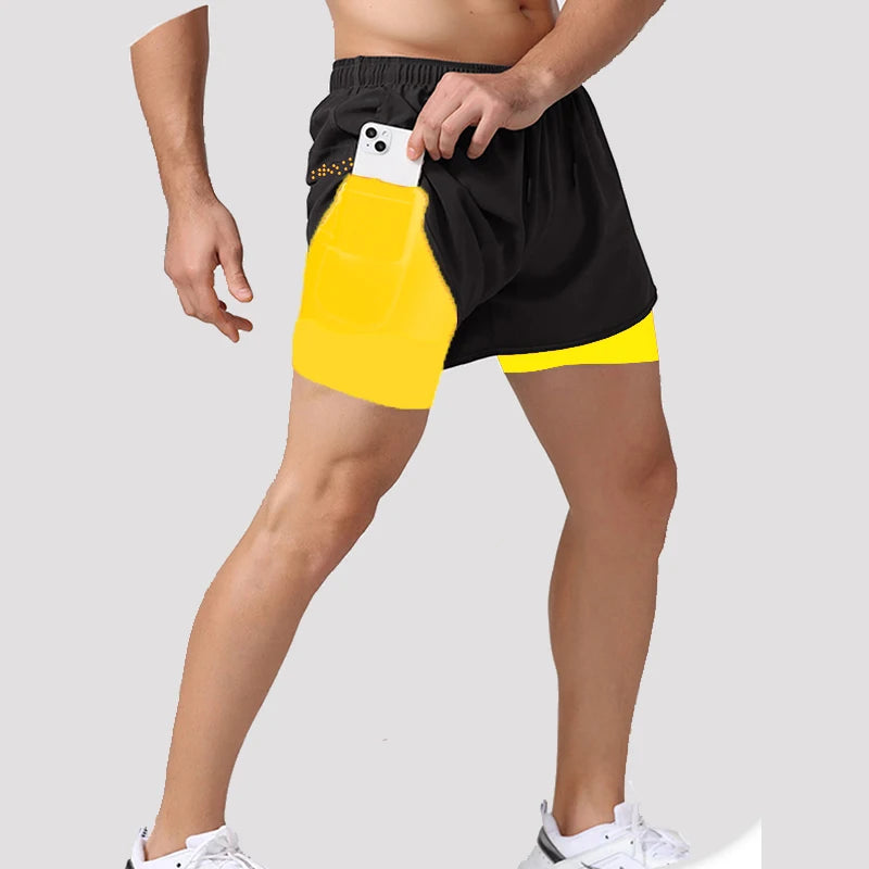 Men’s Quick Dry Sports Shorts Running Cycling Training Gym Outfit0428