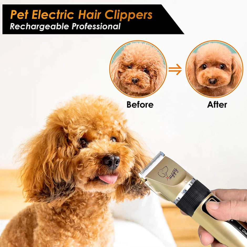 Professional Dog Hair Clipper Rechargeable Low Noise