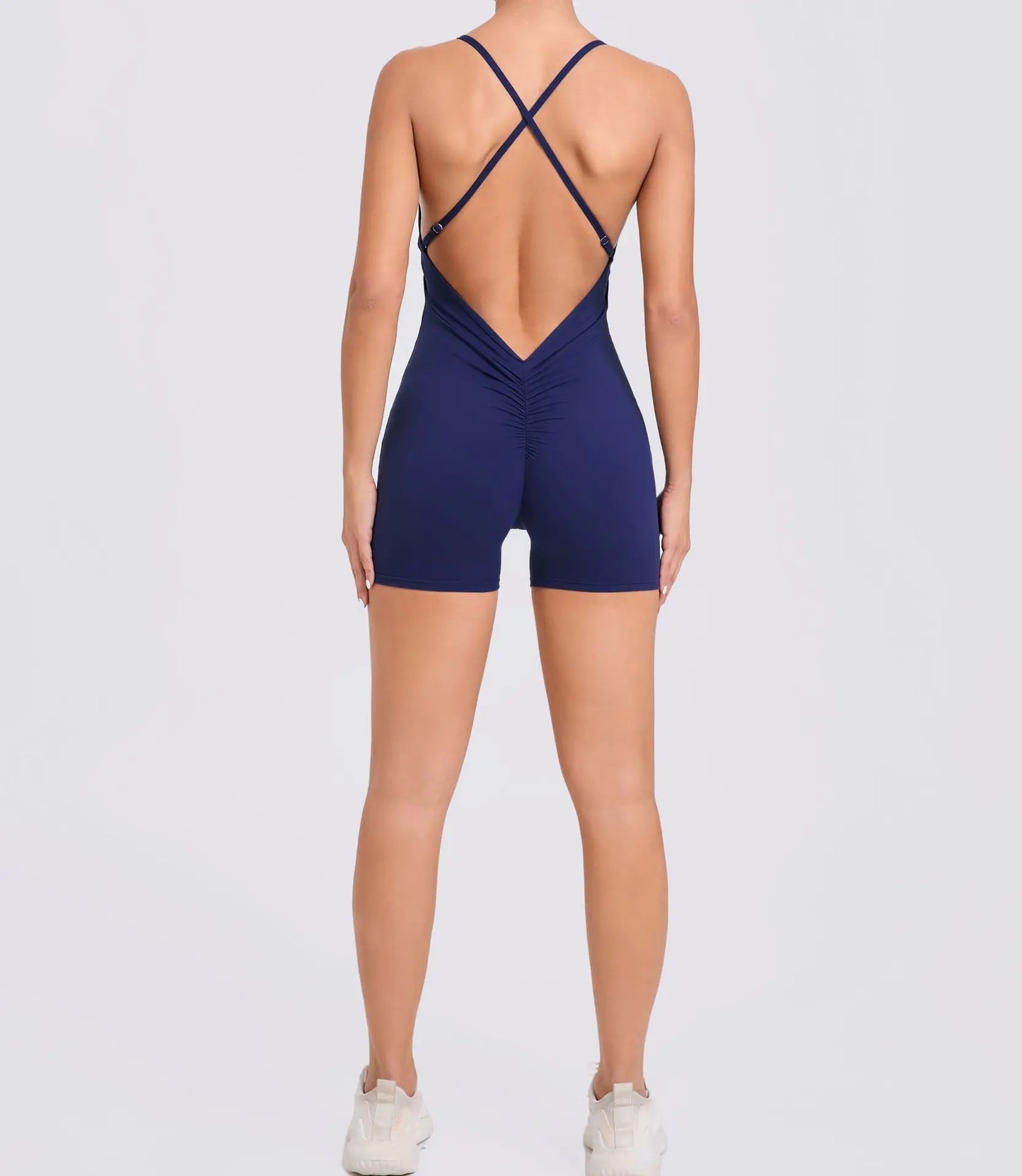 Casual Workout Two-Piece Sets Women Ribbed Crop Tops & Shorts 2024