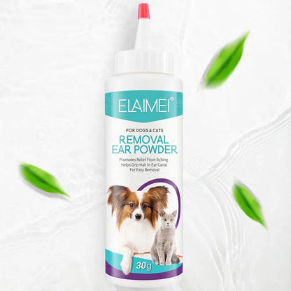 Pet Ear Powder Hair Removal Ear Cleaner Deodorizer