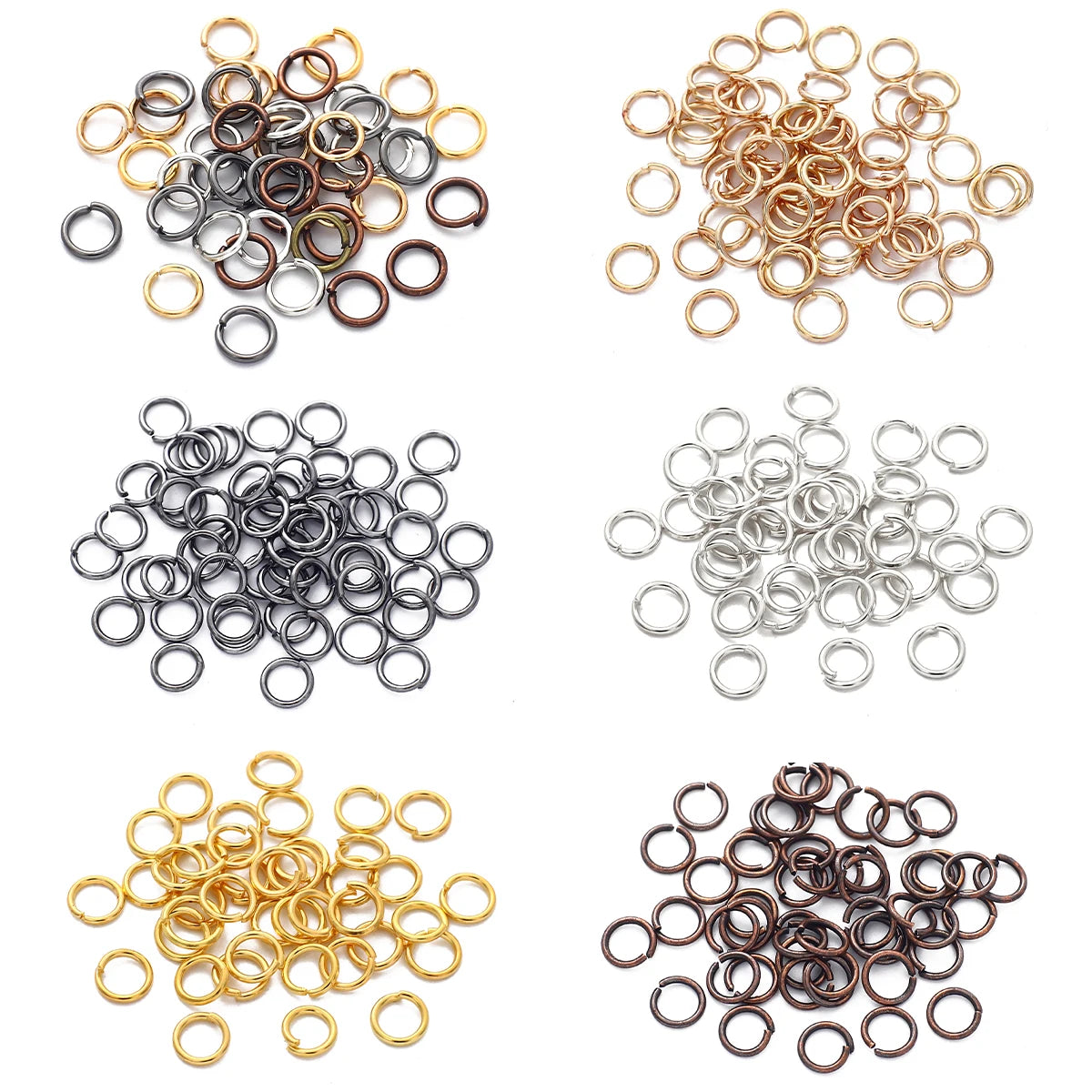 200pcs Jump Rings Connectors DIY Jewelry Making Supply