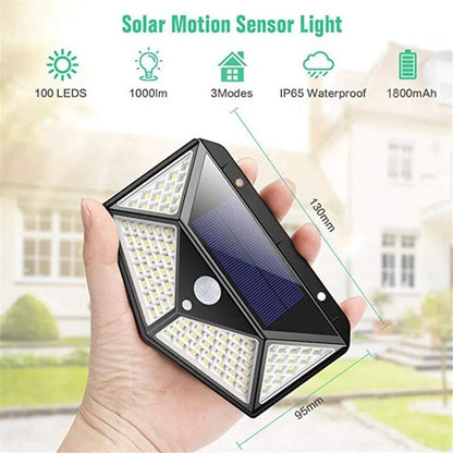 Solar LED Spotlight Garden Lamp with Motion Sensor