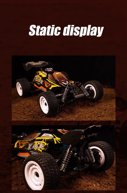 1:16 70KM/H 4WD RC Car LED Remote Control High Speed Monster Truck