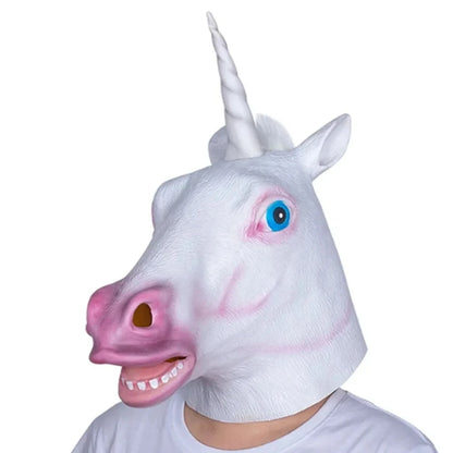 Animal Head Mask Unicorn Horse Eagle Dove Halloween Party