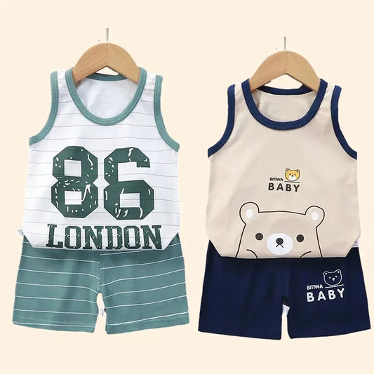 Baby Girls 3Pcs Bodysuit Cotton Short Sleeve 0-12M Newborn Girls Boys