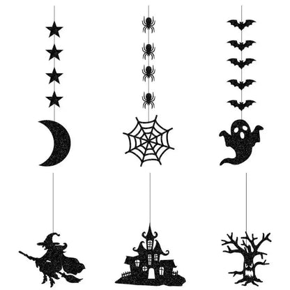 Halloween Hanging Banner Garland (6 pcs)