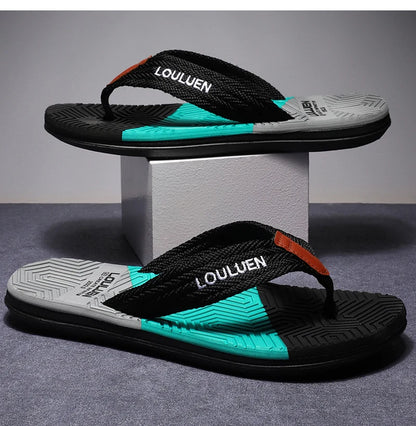 Unisex Fashion Beach Sandals Anti-Slip Thick Sole Flip Flops