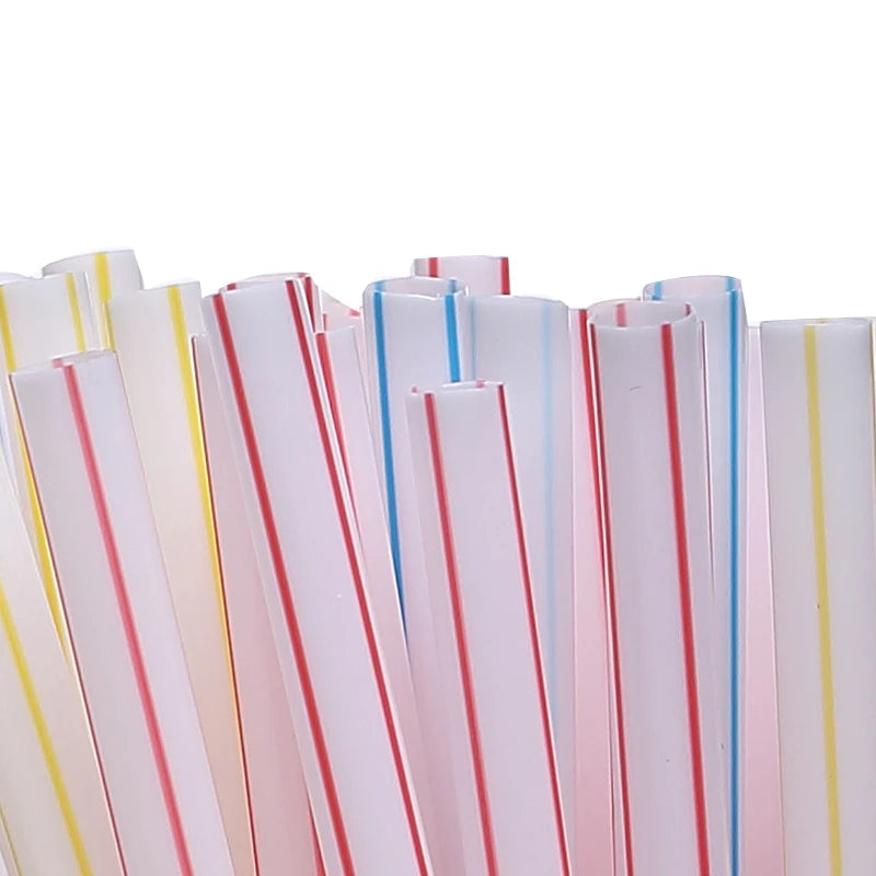 Colorful Plastic Drinking Straws